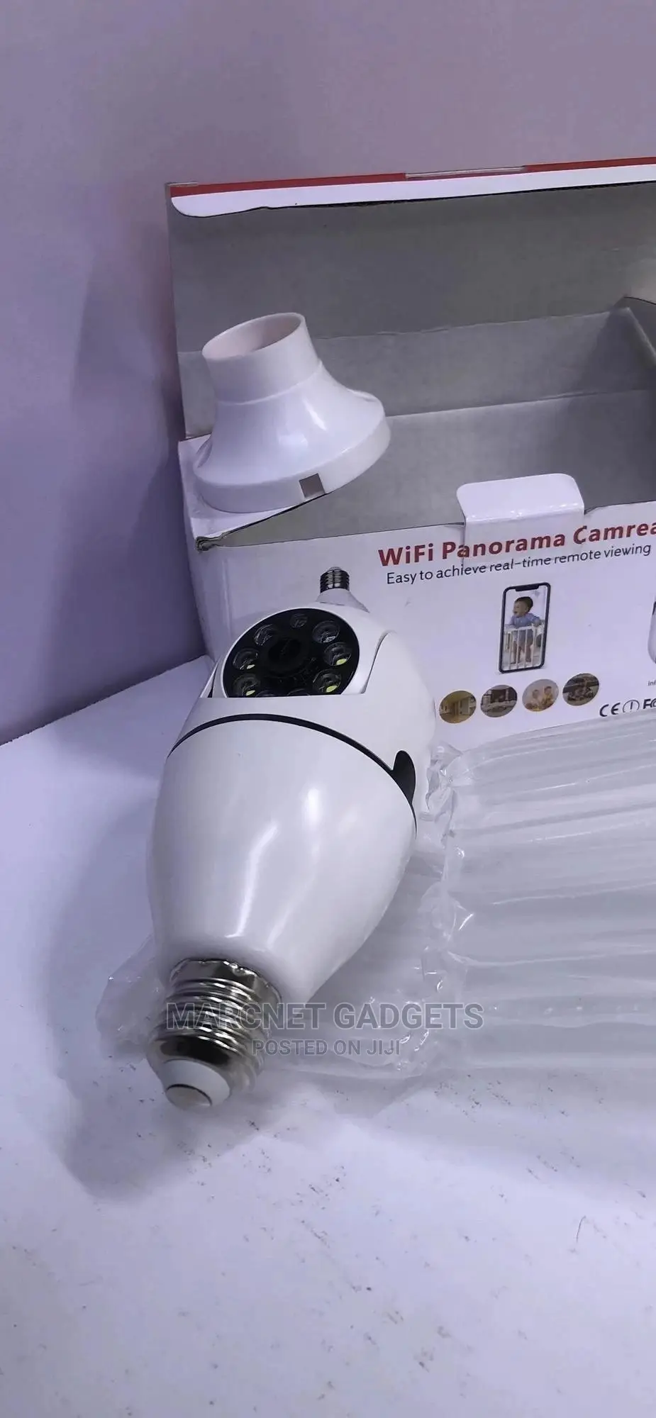 PTZ Wireless Security Surveillance Bulb Camera