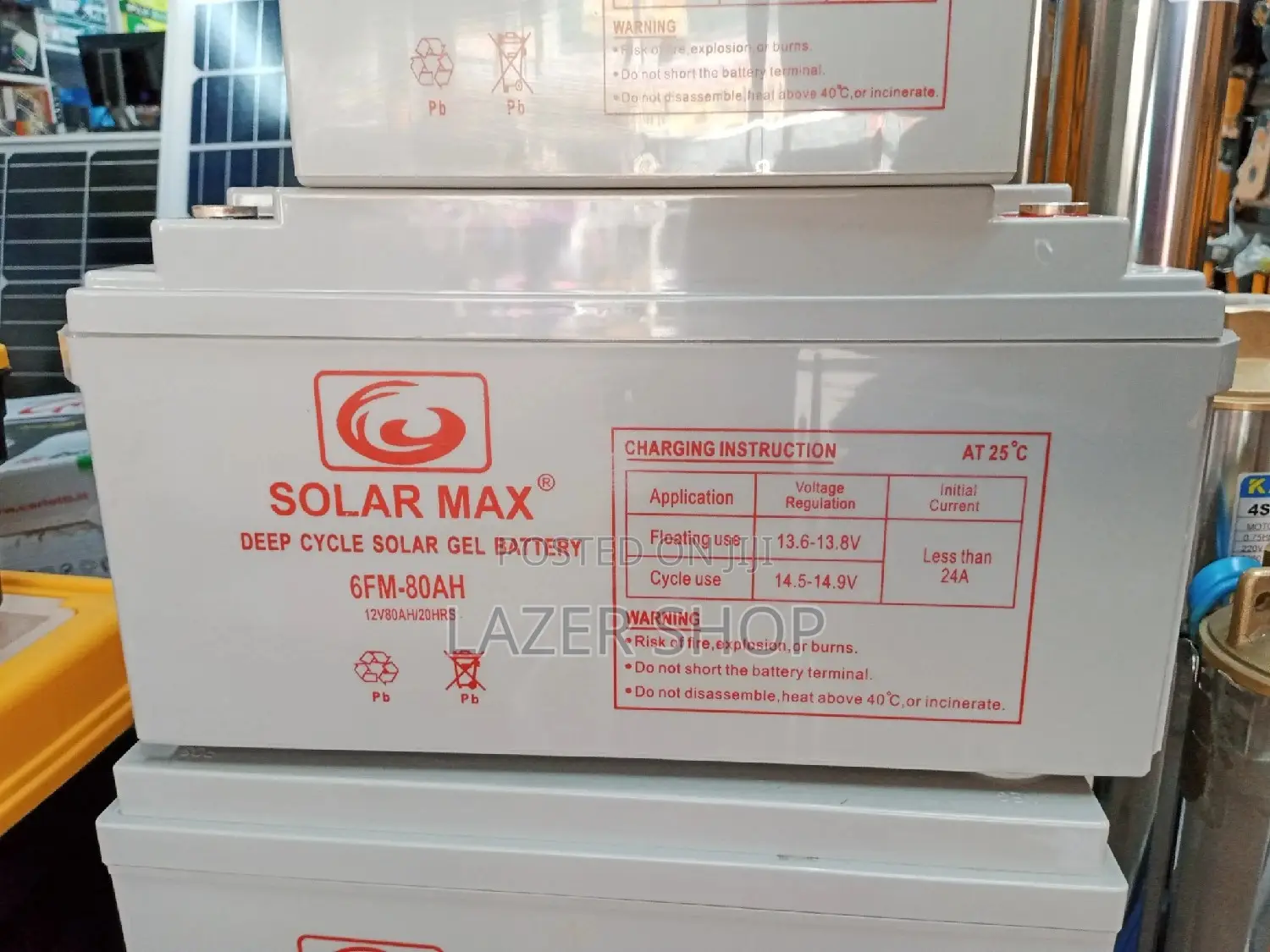 80AH Solar Max Battery