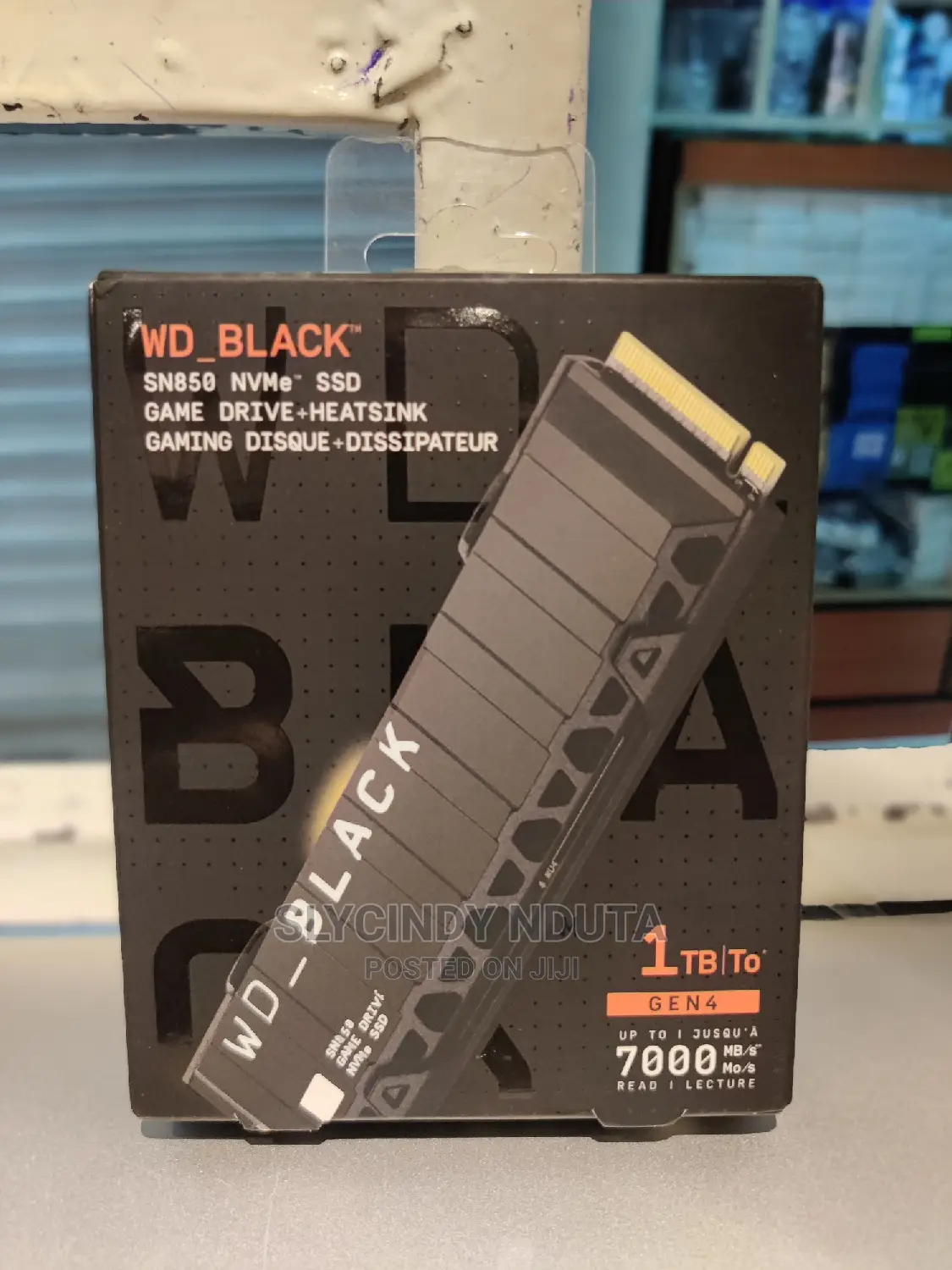 Wd-Black 1tb SSD Game Drive+Heatsink for Ps5