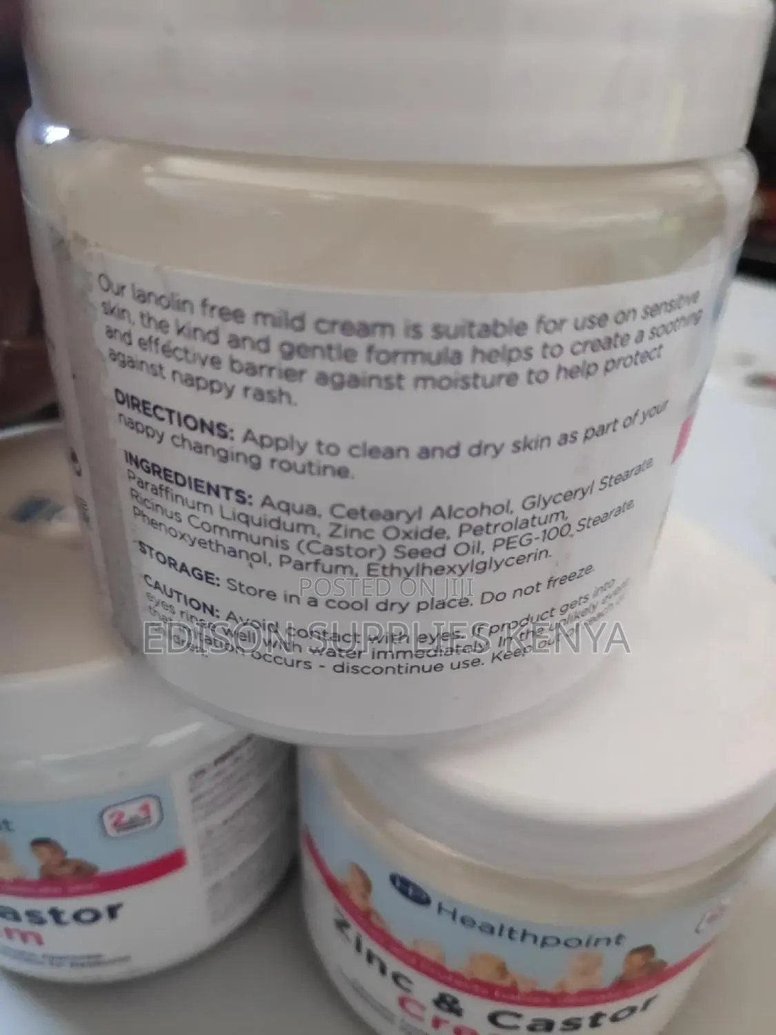 Zinc And Castor Cream Uk Oil Diaper Cream Soothes Baby Skin