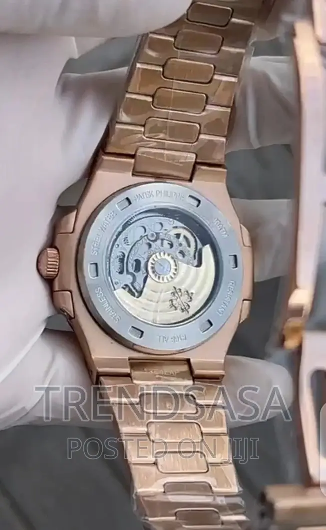 Patek Philippe Nautilus Rose Gold Blue Dial