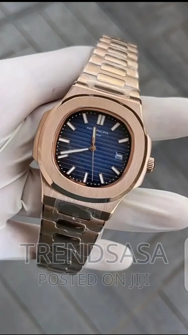 Patek Philippe Nautilus Rose Gold Blue Dial