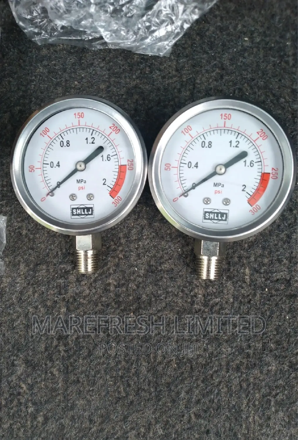 Pressure Gauge Manometer Stainless Steel 2MPA,6MPA,10bar