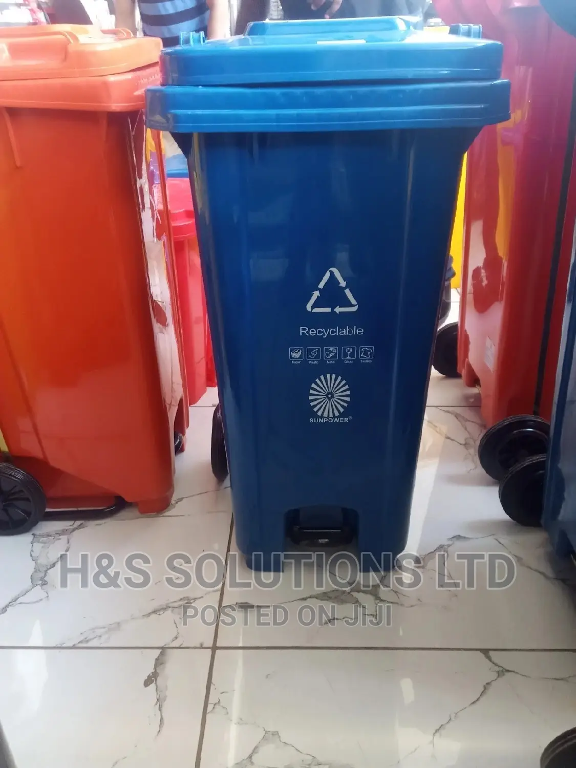 120 Litres Waste Bins