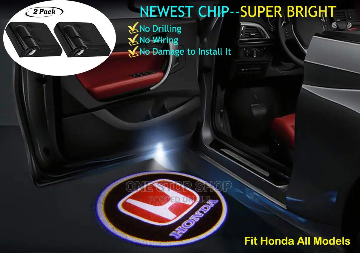 2pcs Wireless Honda Door Logo Projector Light