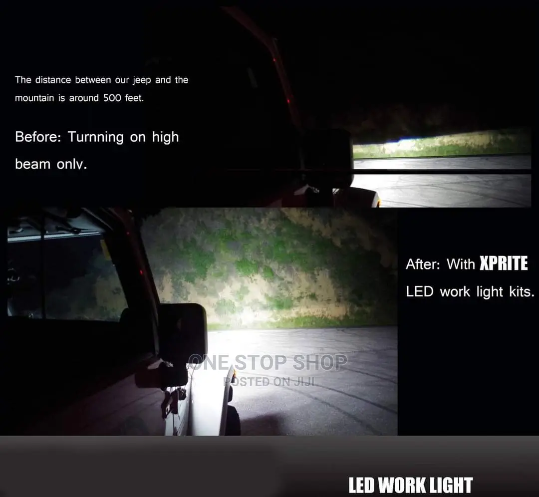 Black 51w Led Work Light