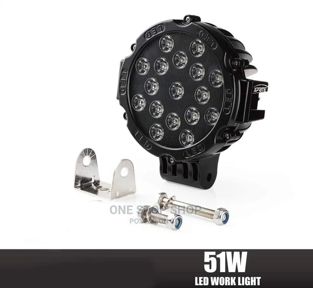 Black 51w Led Work Light