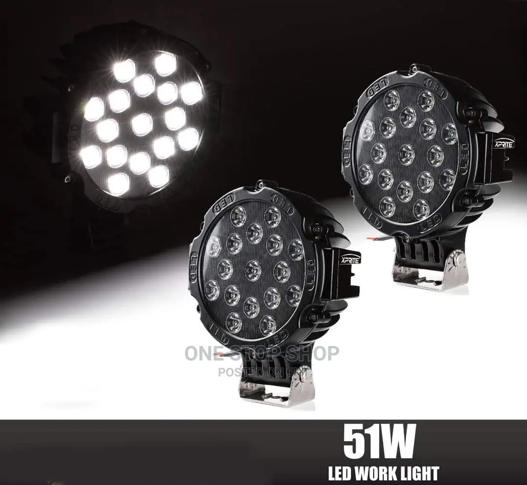 Black 51w Led Work Light