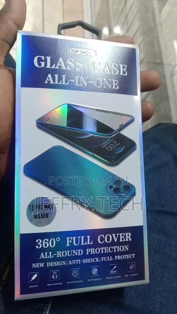 iPhone 13 PRO Max 360 Degree Full Glue Glass+Case