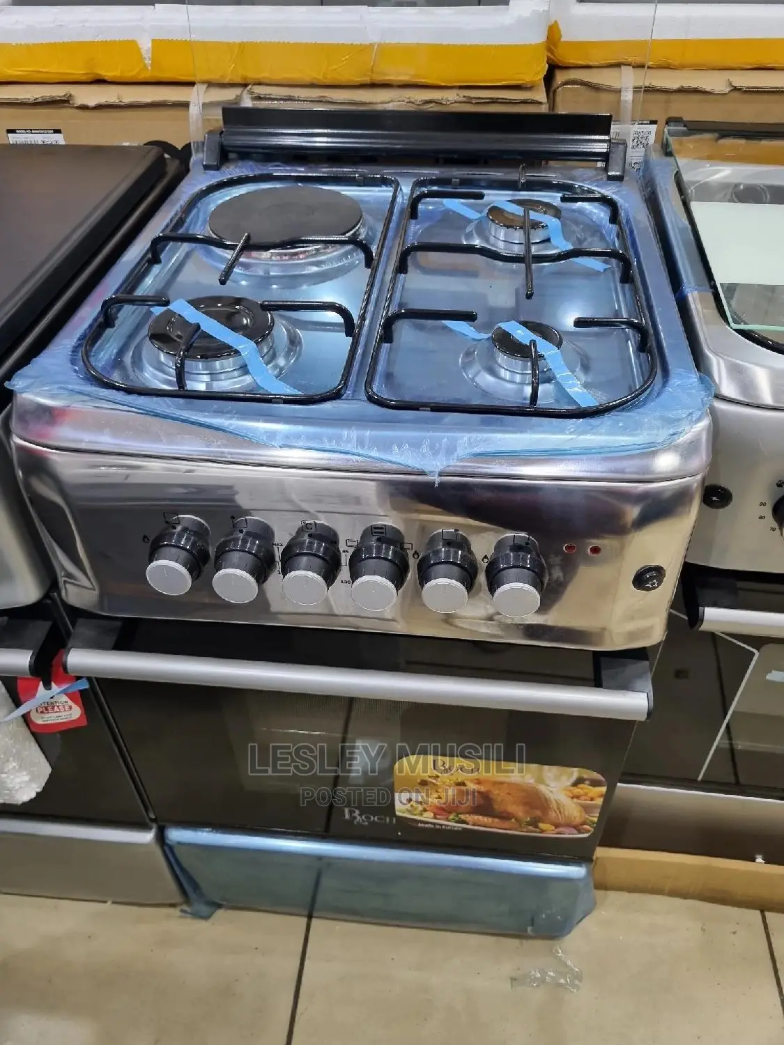 Roch 3gas + 1electric, 50×55, Electric Cooker RECK-531