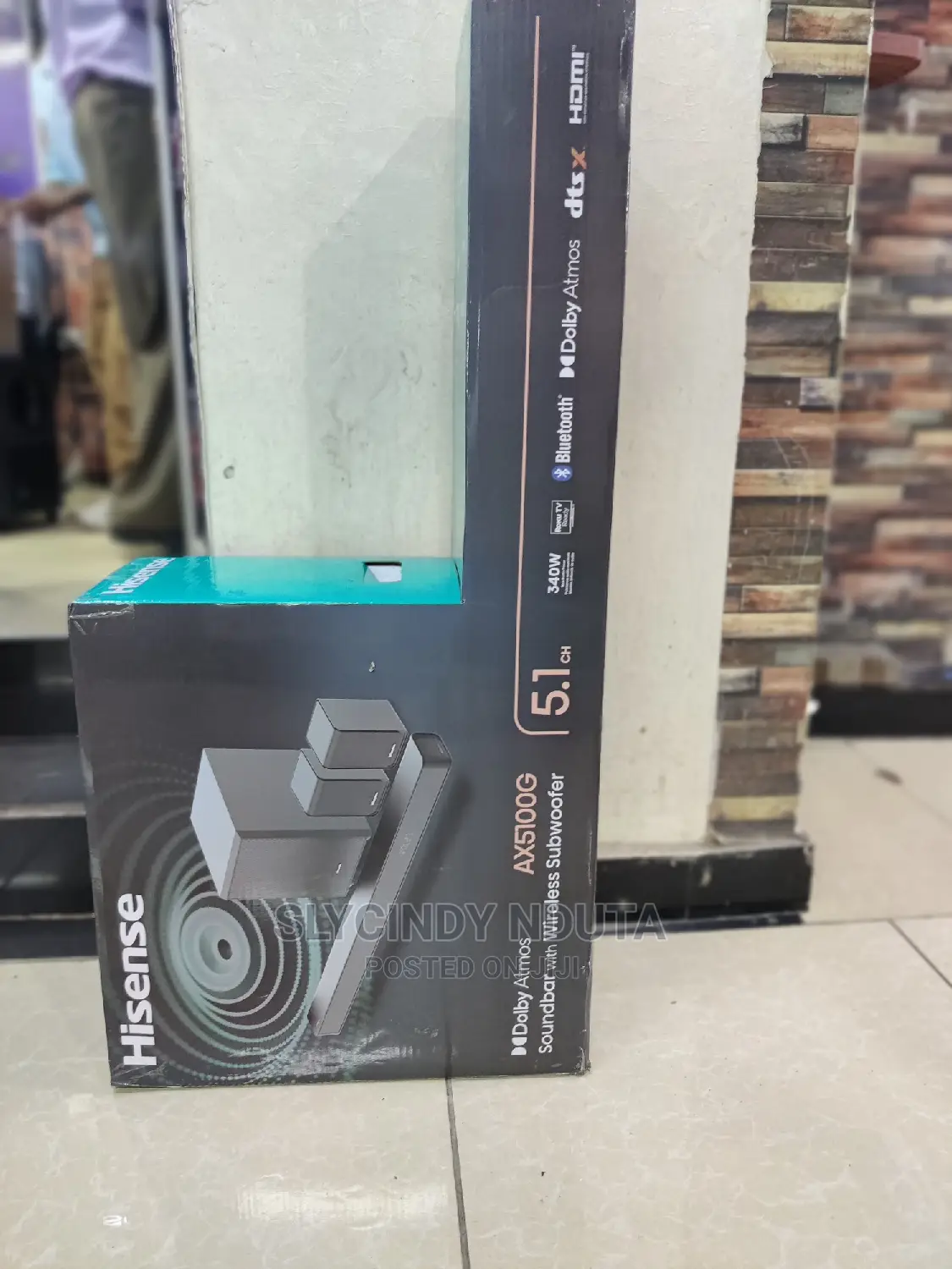 Hisense AX5100G 5.1 Soundbar With Wireless Subwoofer