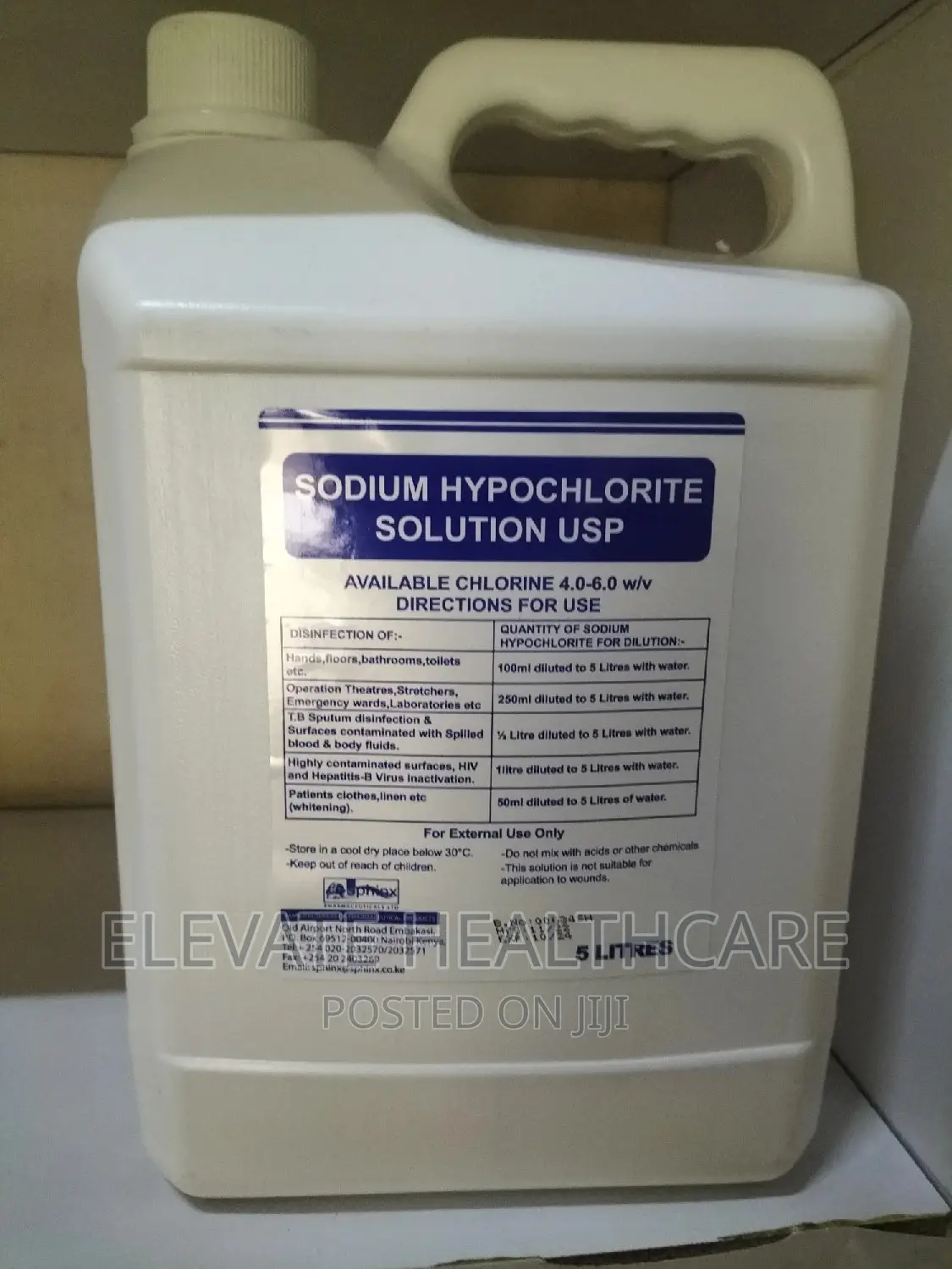 Jik / Sodium Hypochlorite