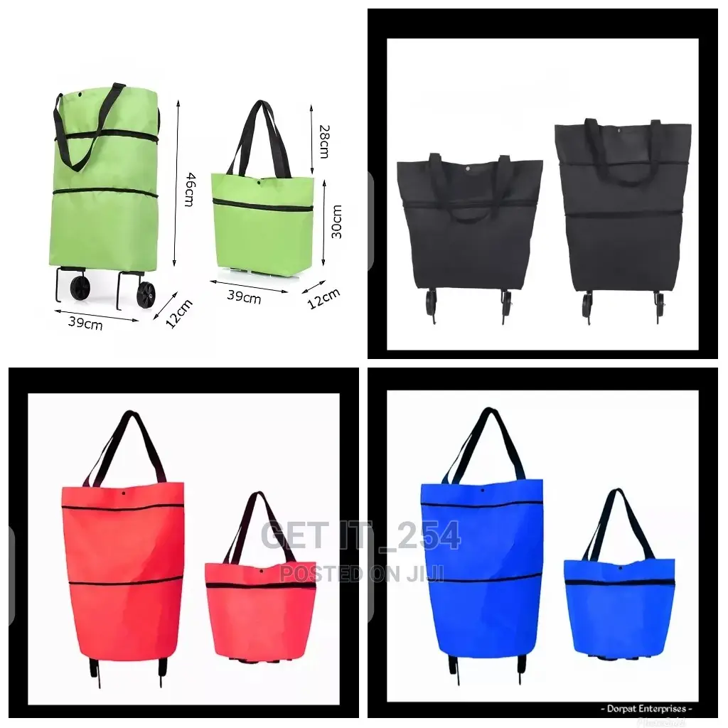 Foldable Trolley Shopping Bag