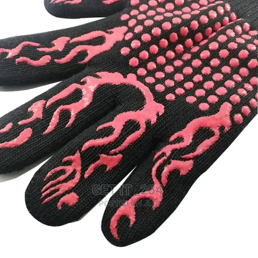 *BBQ Gloves High Temperature Resistance* * Per Pair