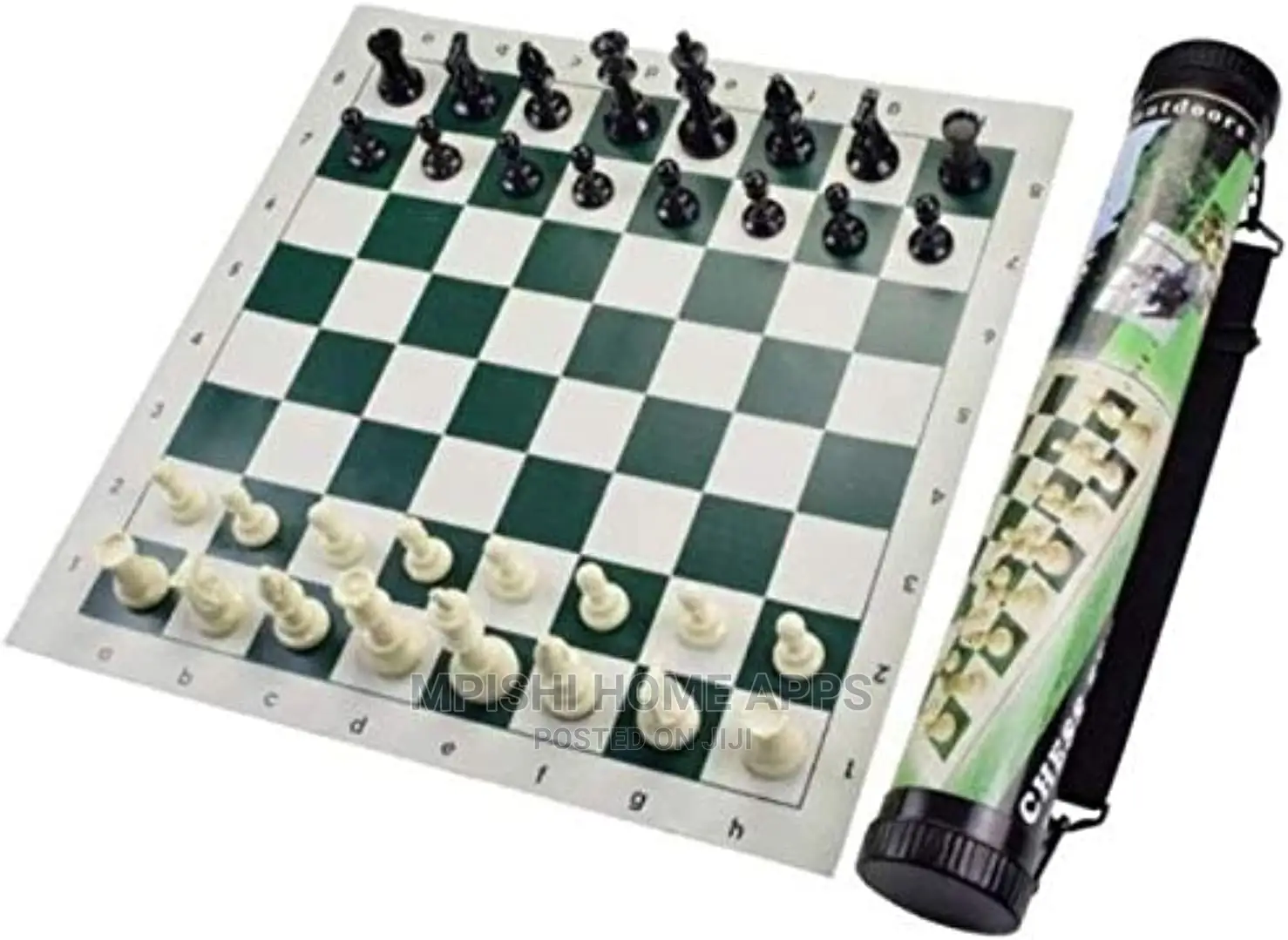 Leather Chess Game 52cm × 52cm