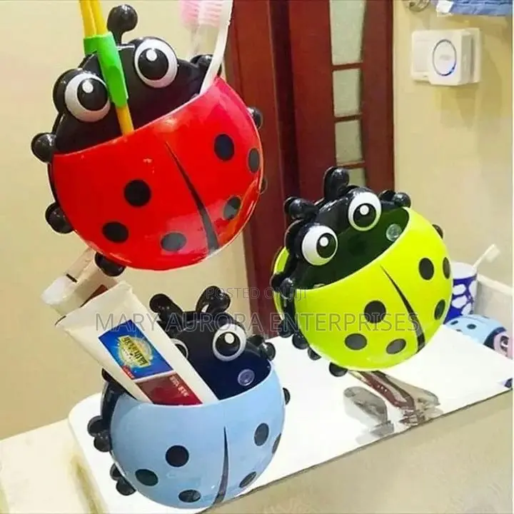 Ladybird Toothbrush Holder