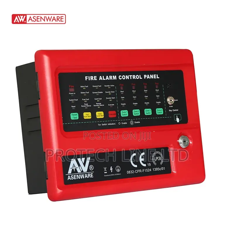 4 Zone Fire Alarm Panel Asenware