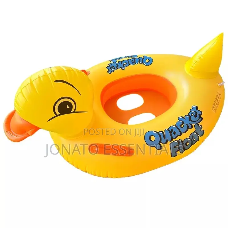 Inflatable Duck Swim Ring – Baby Kids Floating Tube