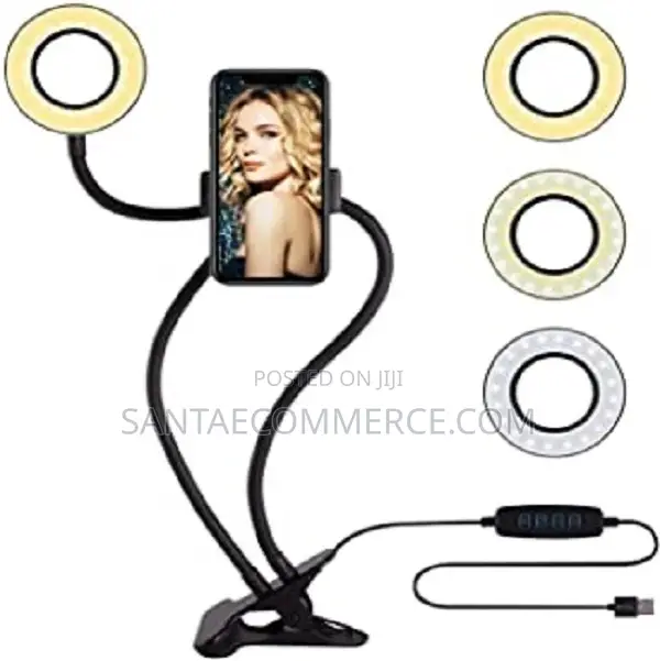 Flexible Tripod Selfie Ring Light Mobile Phone Holder