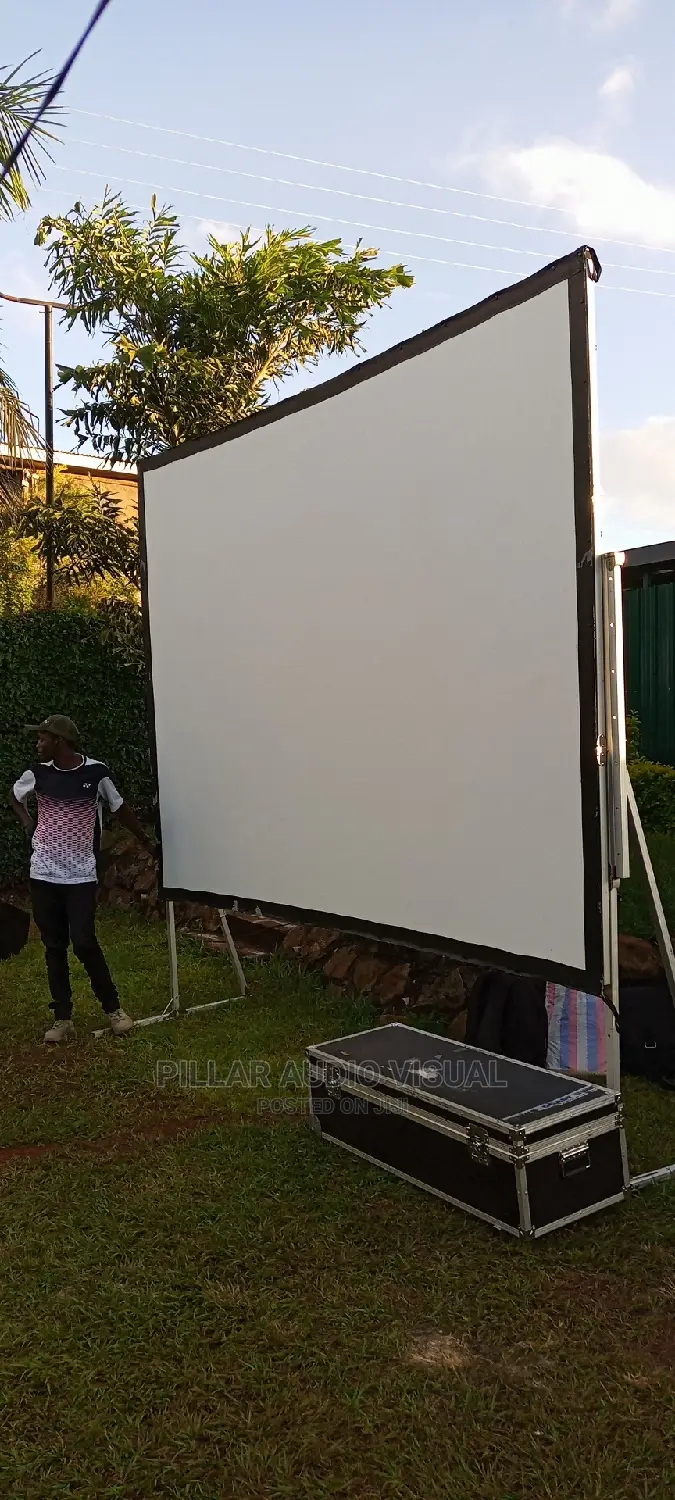 Projector Screen for Hire (Rear/Flamed)