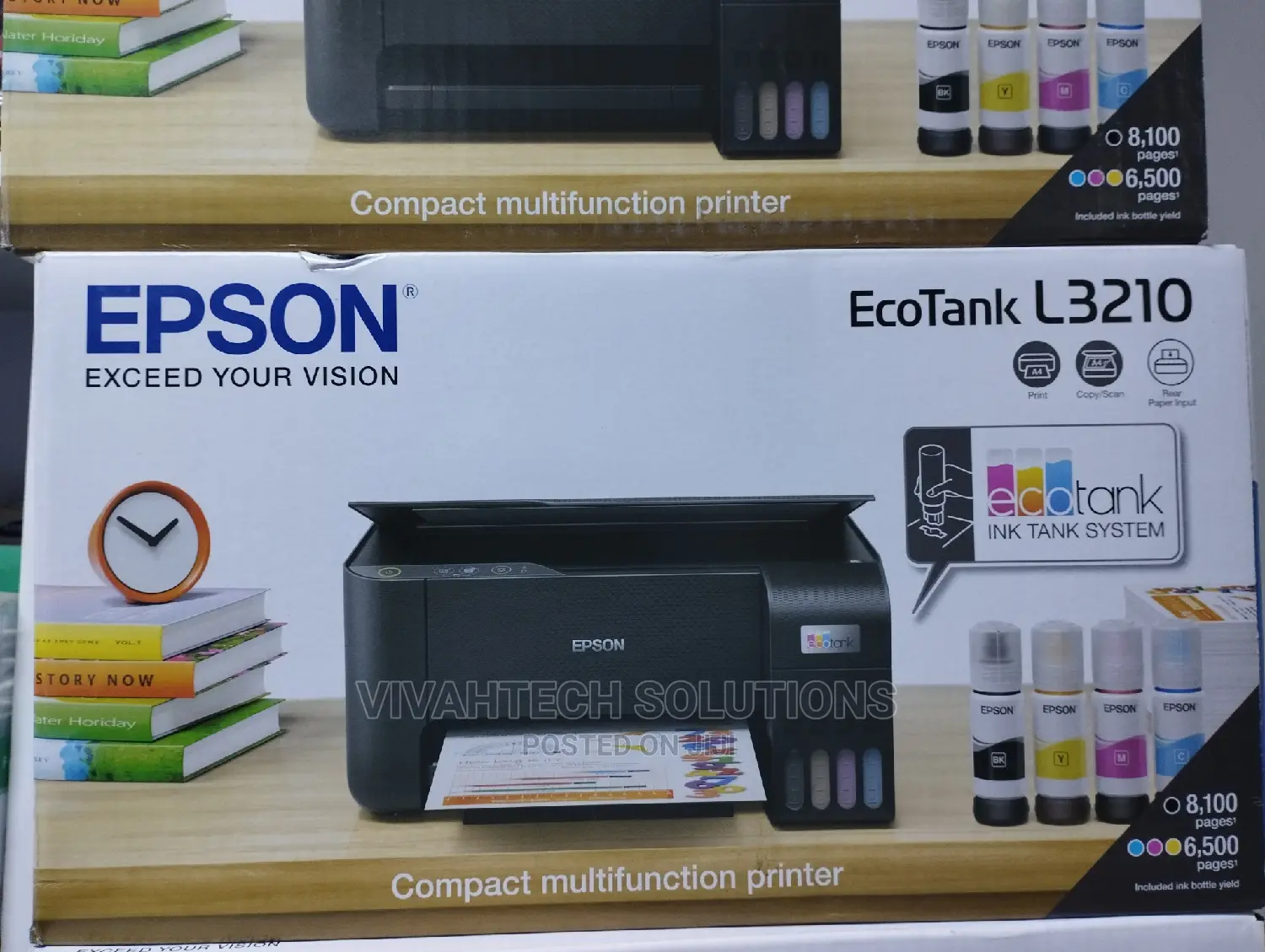 Epson Ecotank L3210 Inkjet Printer