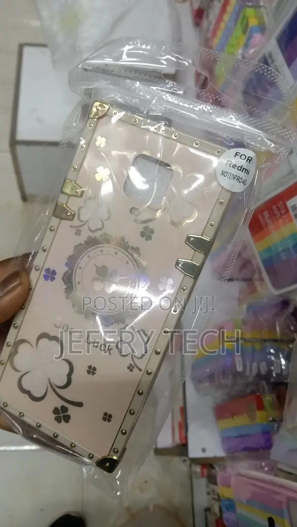 Xiaomi Redmi Note 9 Pro Cover Square Bling Diamond Glitter S