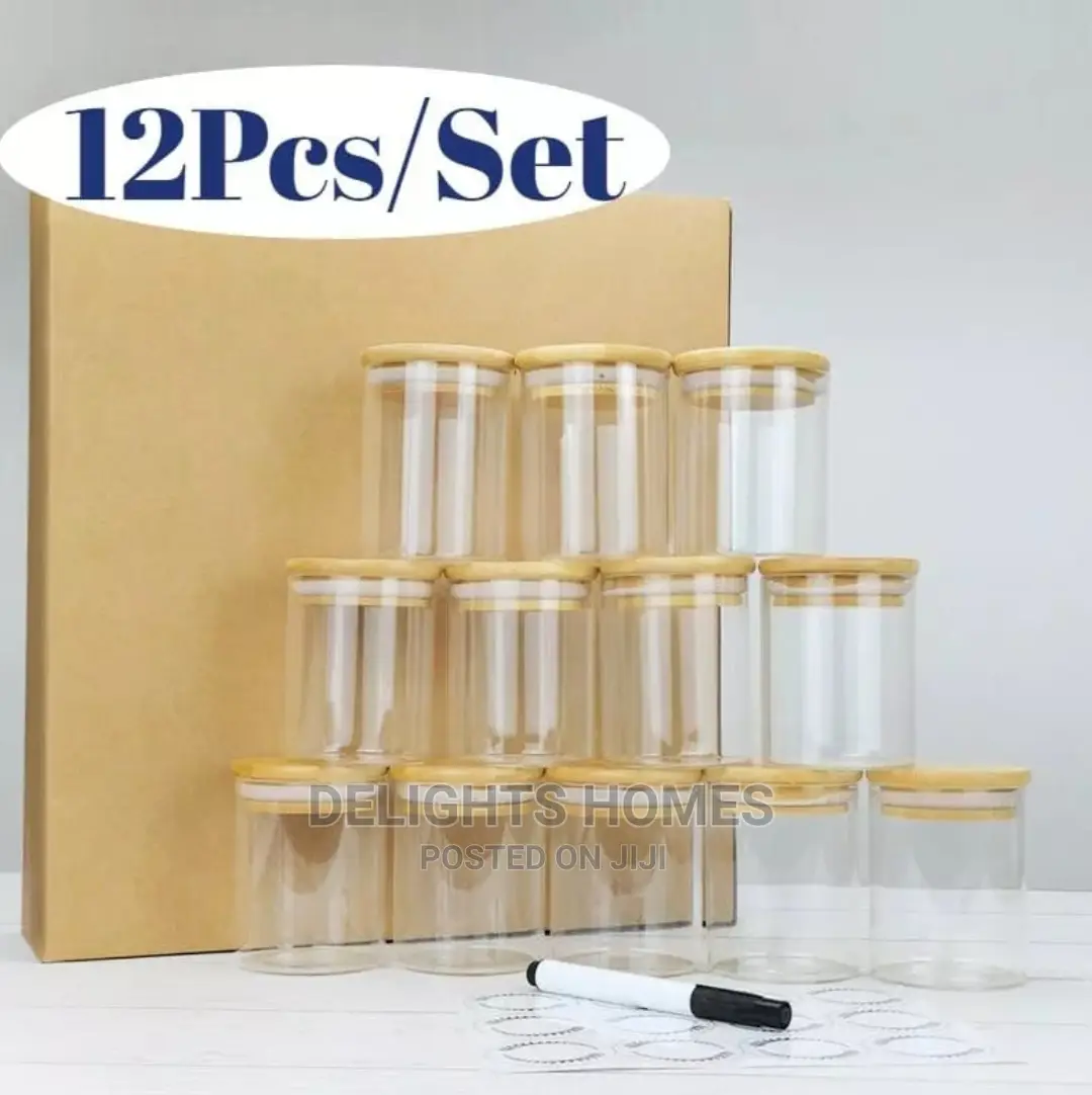 Glass Spice Jar Set*