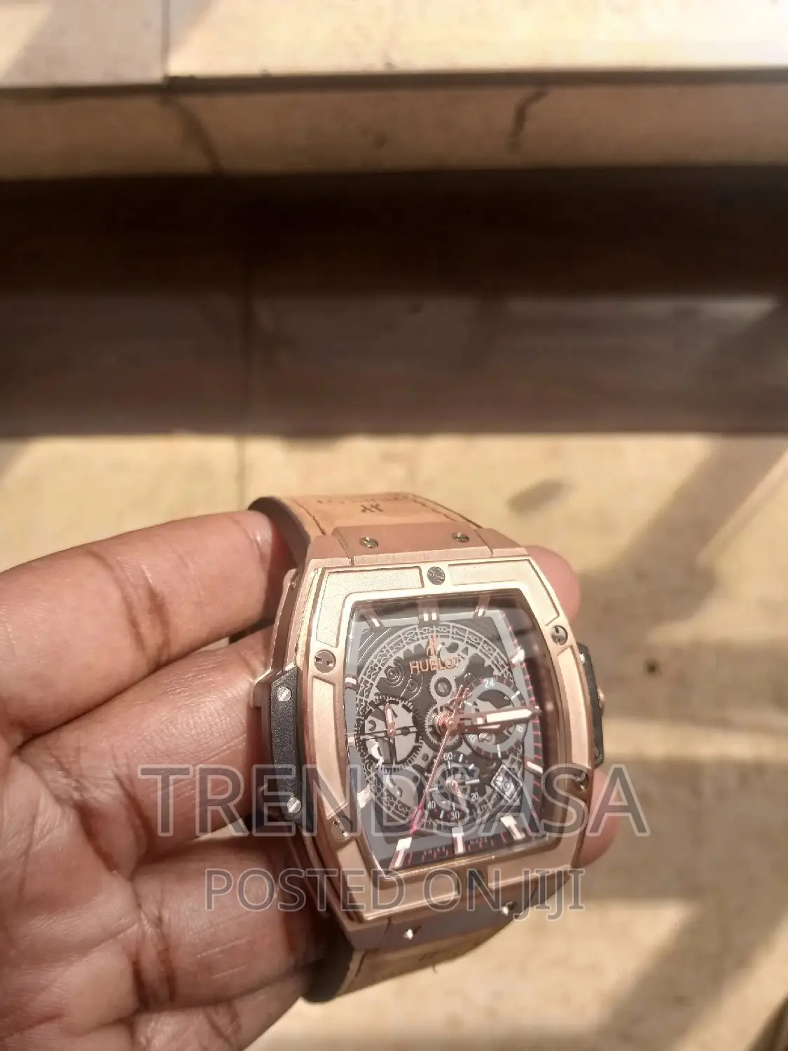Hublot Spirit of Big Bang King Gold Brown Leather Straps
