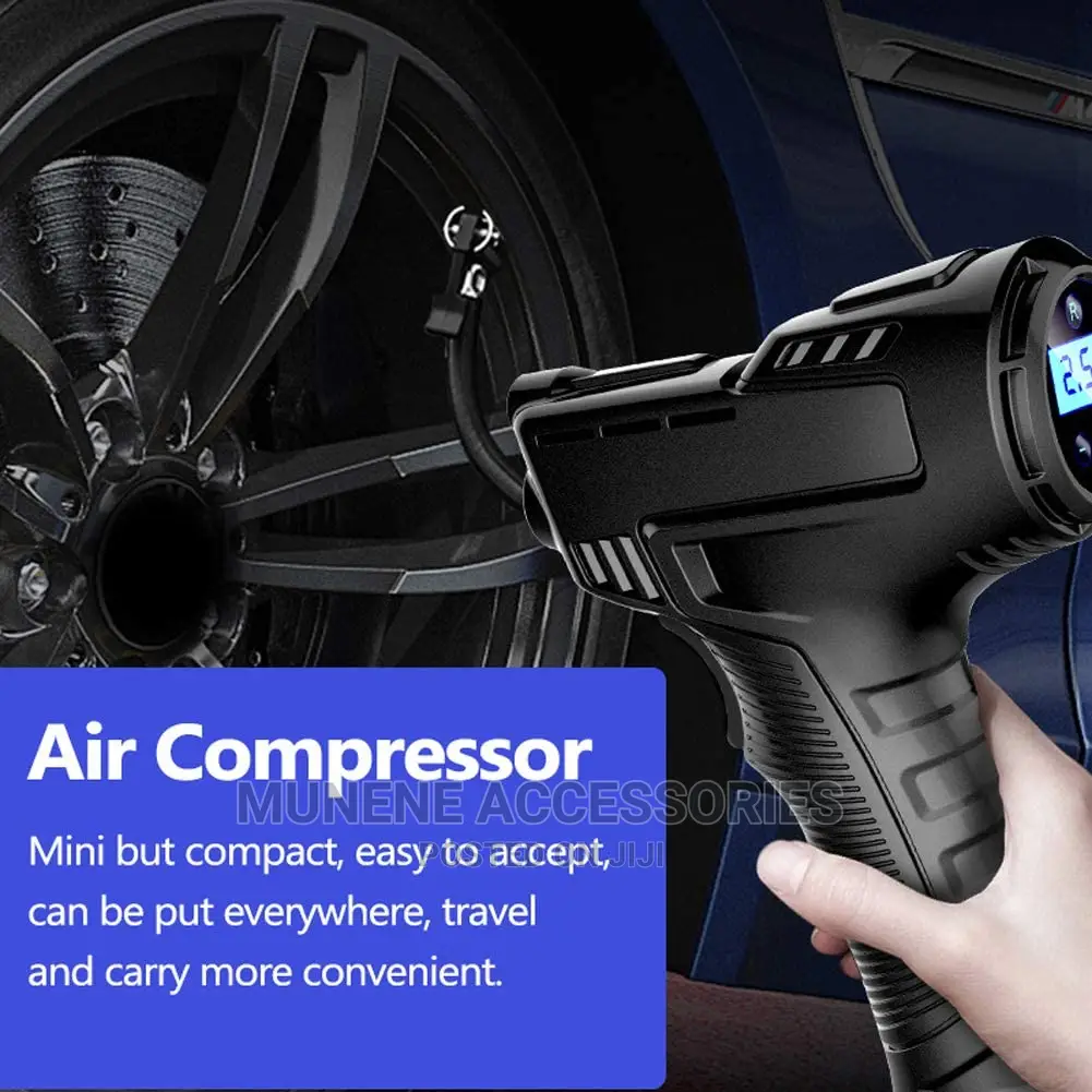 150PSI Digital Handheld Car Air Pump Tire Inflator Compresso