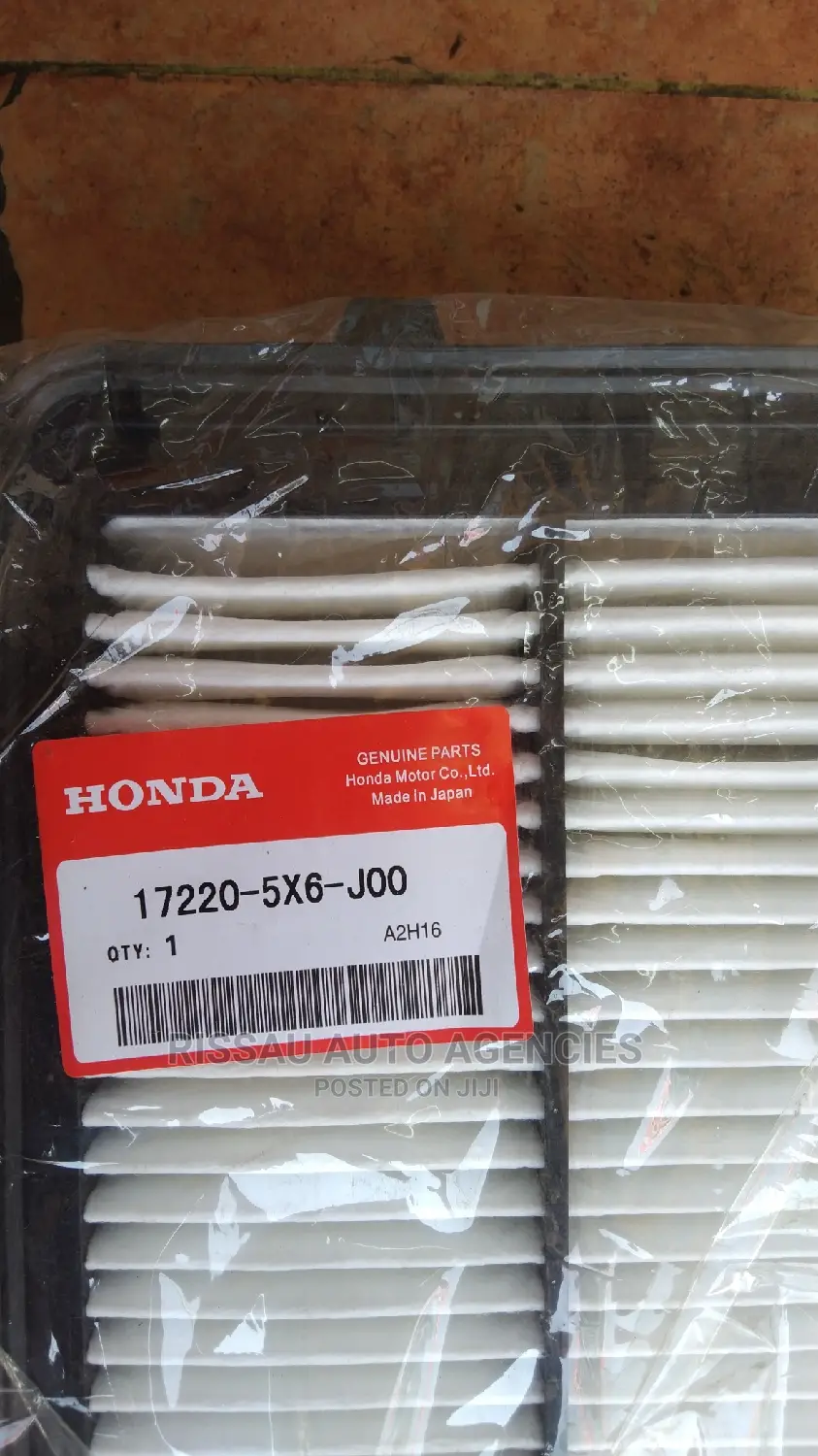 Honda Odyssey Genuine Air Cleaner 17220-5x6-J00