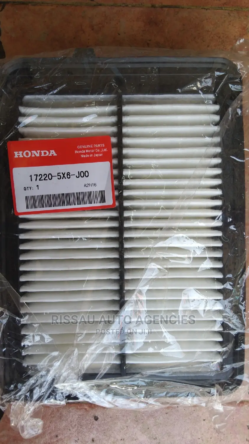 Honda Odyssey Genuine Air Cleaner 17220-5x6-J00