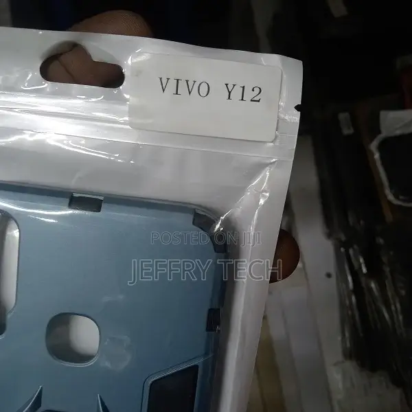 Vivo Y12 Case Duty Shockproof Armor Kickstand With Ring Hol