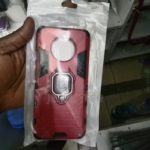 Oneplus 7T Falcon Metal Ring Grip Kickstand Shockproof Hard