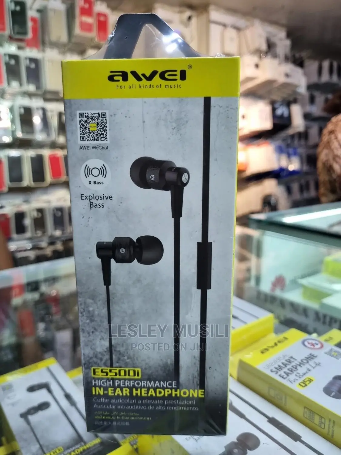 Awei Es500i - In-Ear Earphone With Mic -