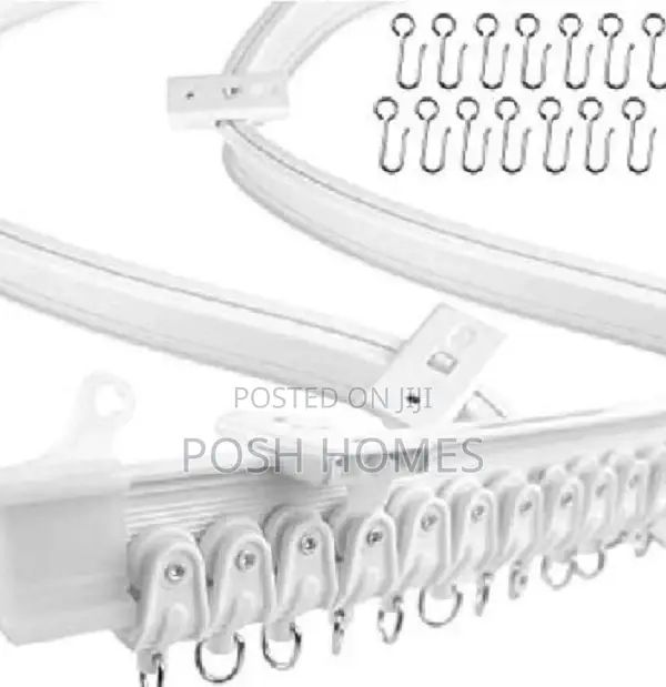 1m Pvc Bendable Curtain Rails