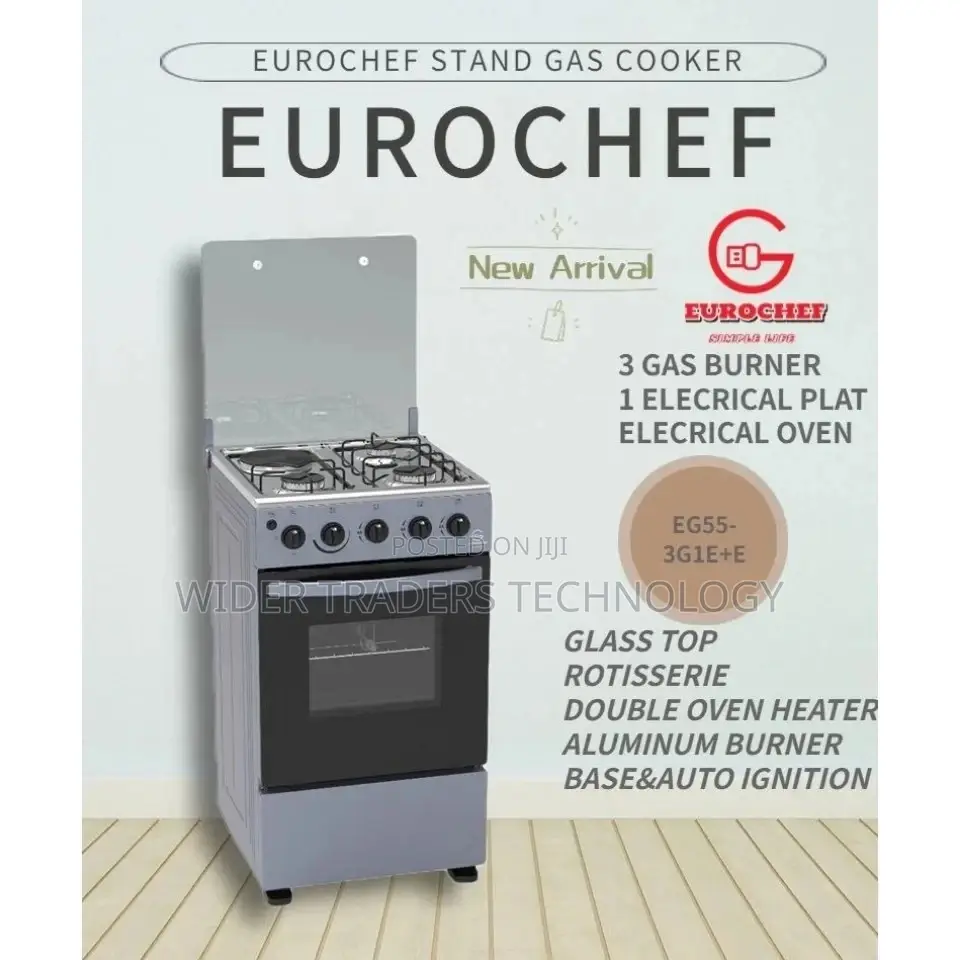 Eurochef 3 In1 Standing Cooker