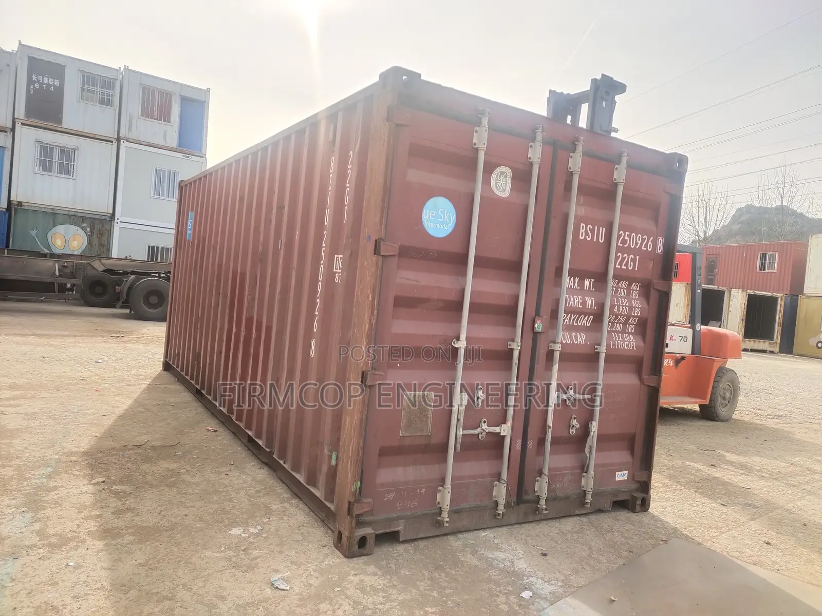 20ft Shipping Container for Sale - 2 Units