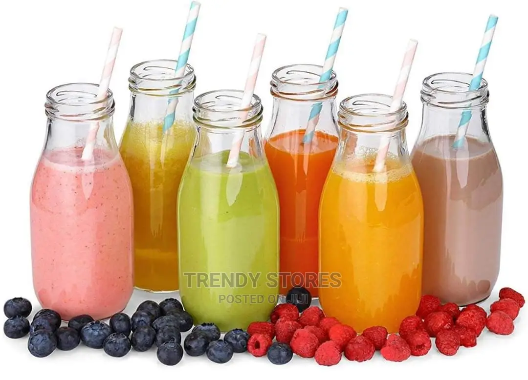 500 Ml Glass Bottle Set of 6pcs