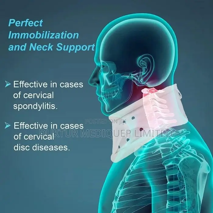 Tynor Cervical Collar Hard Adjustabl S/M/Le, White, 1 Unit