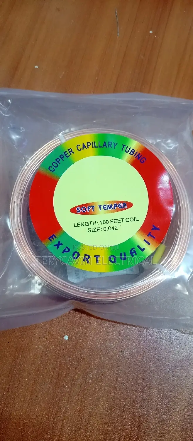 0.042" Copper Capillary Tubing