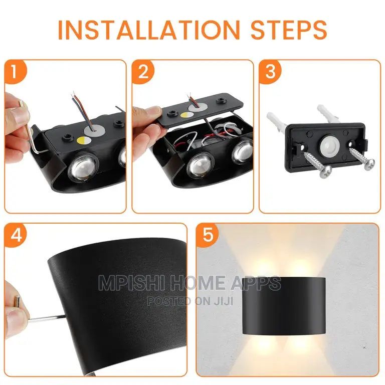 Up and Down Wall Light 4×2W