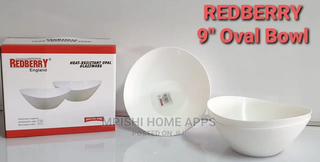 3pcs Oval Bowl