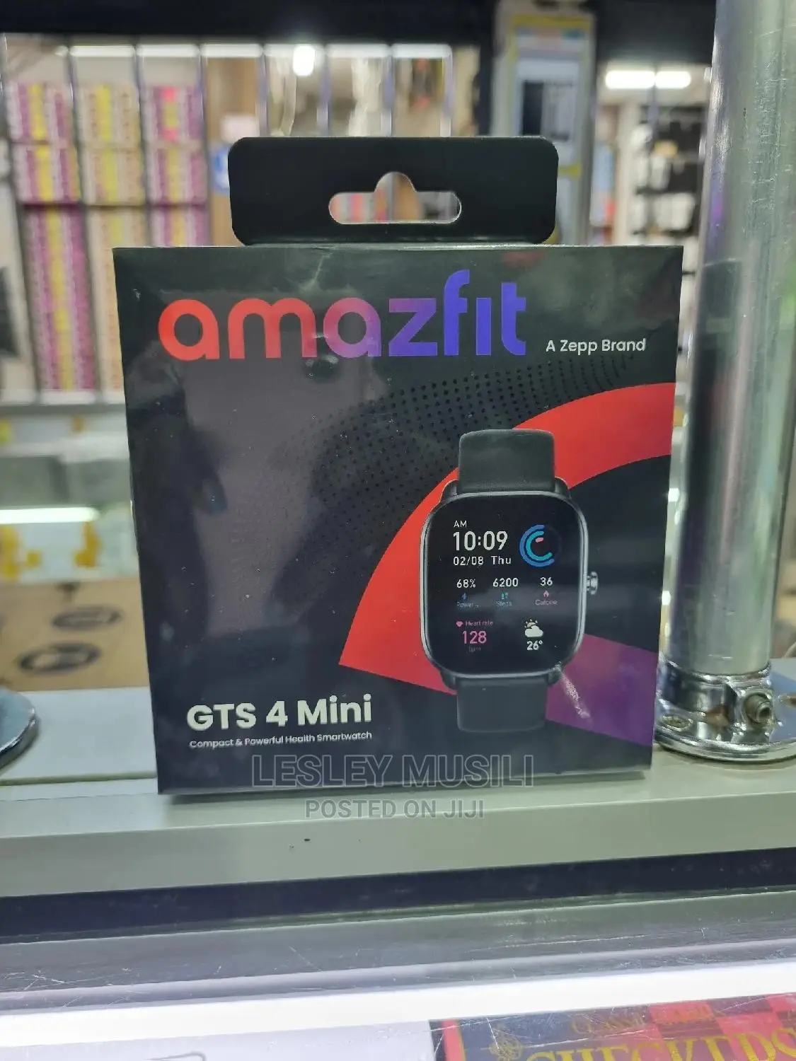 Amazfit GTS 4 Mini Smart Watch Black