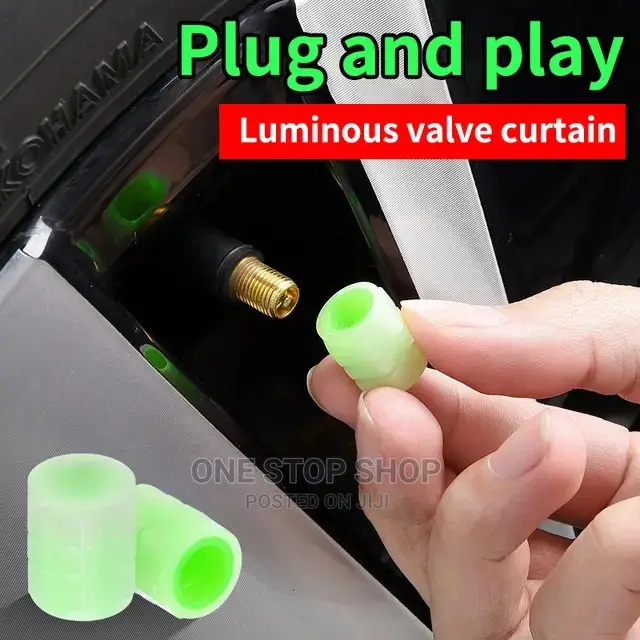 Car,Motorbike Luminious Valve Cap Curtain