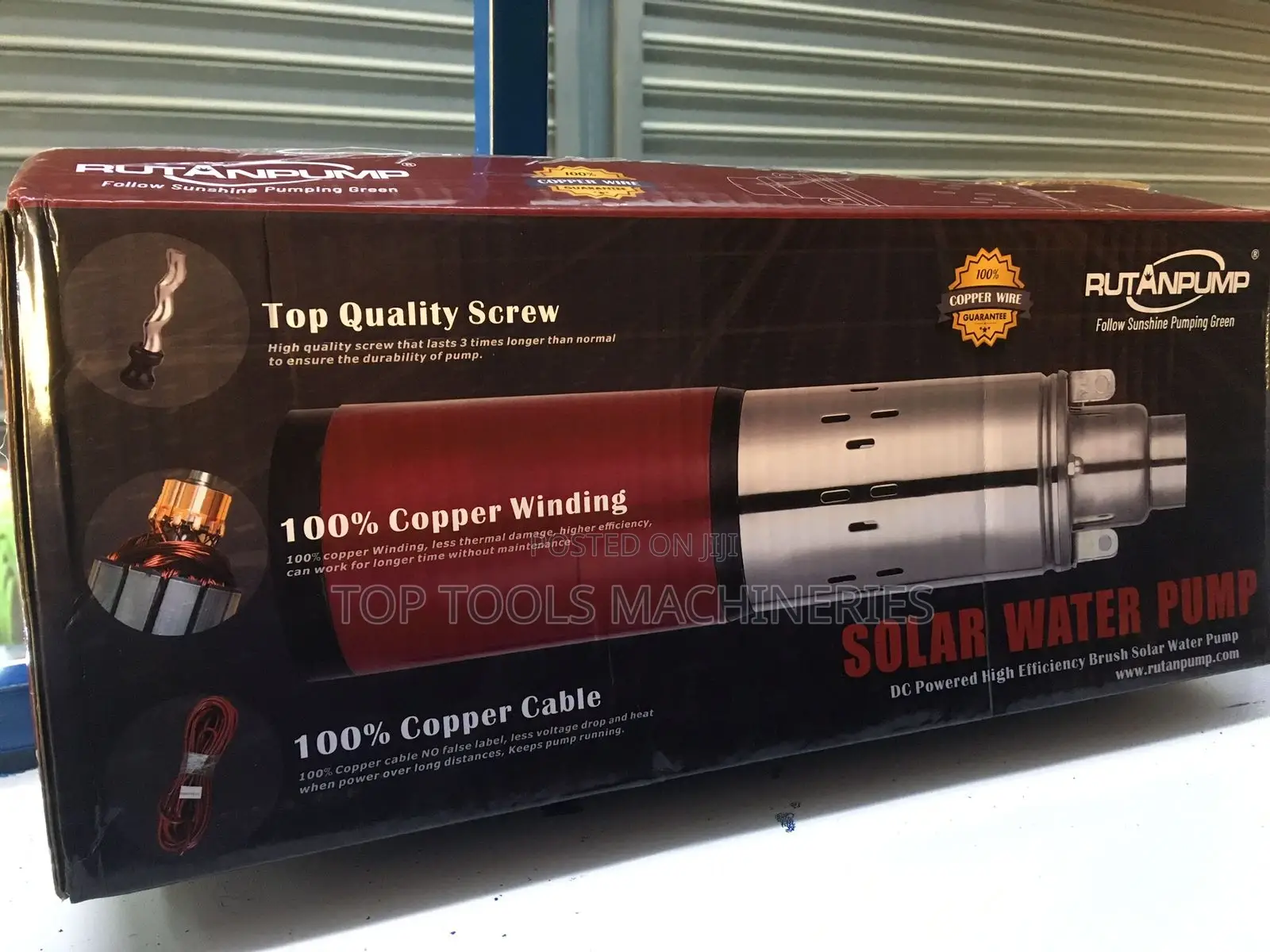 Rutan Solar Submersible Screw Pump 250w 40m