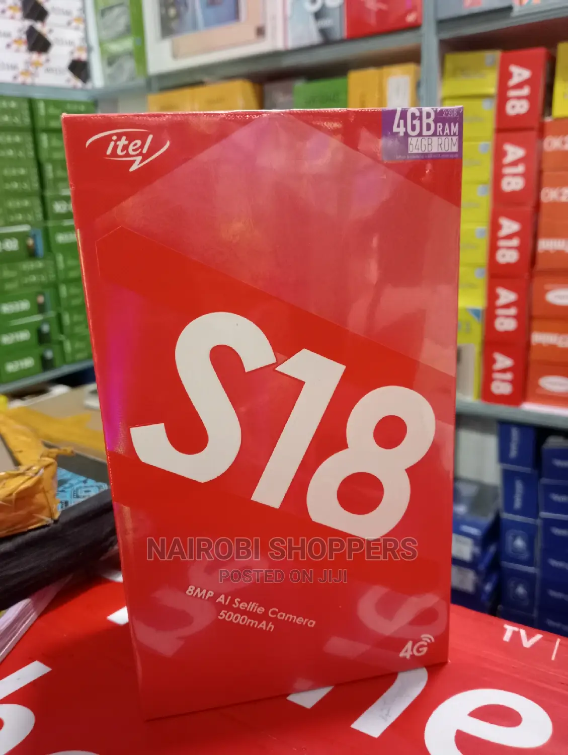 New Itel S18 64 GB Black