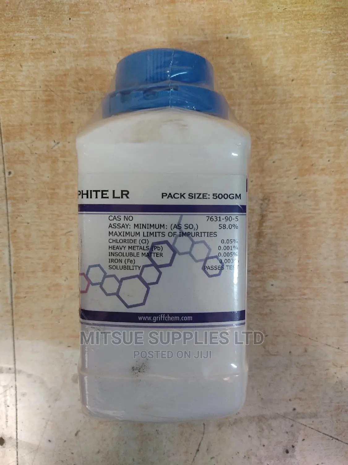Sodium Hydrogen Sulphite LR 500G