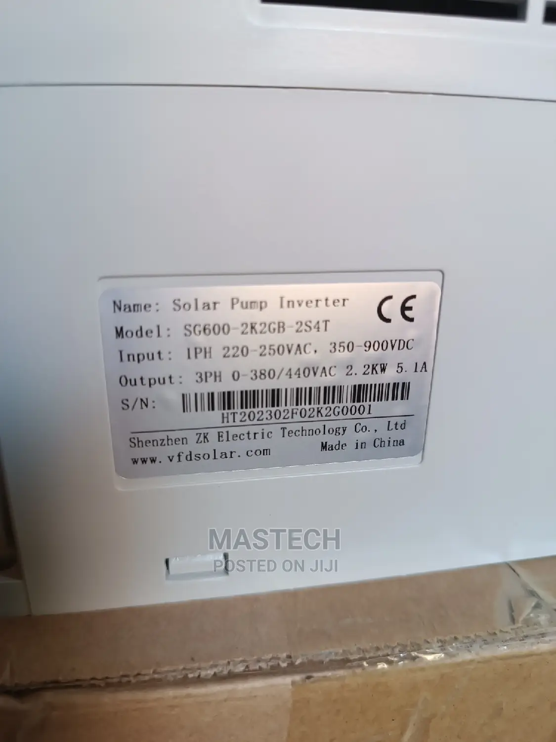 Single Phase to 3-Phase Converter, 2.2kw
