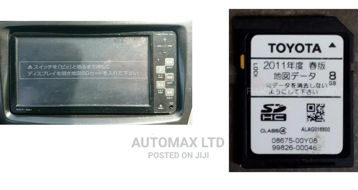 Original NSZT-W61G SD Card for Toyota Radio