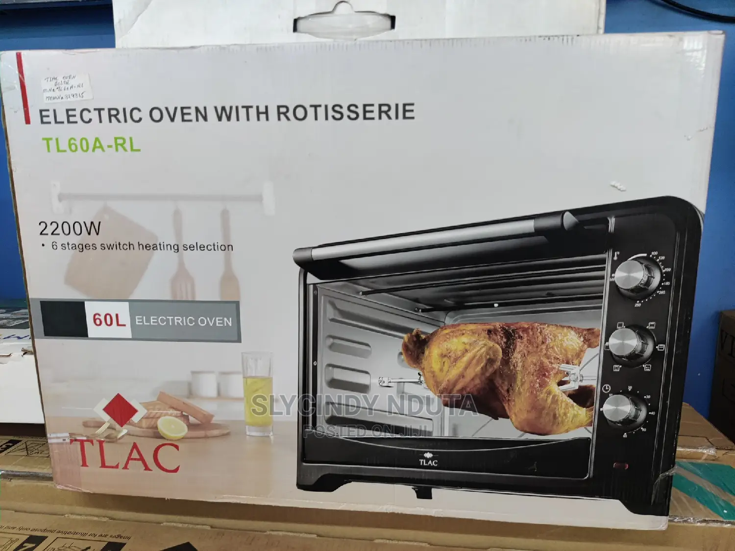 Tlac Tl60a-Rl Electric Oven With Rotisserie